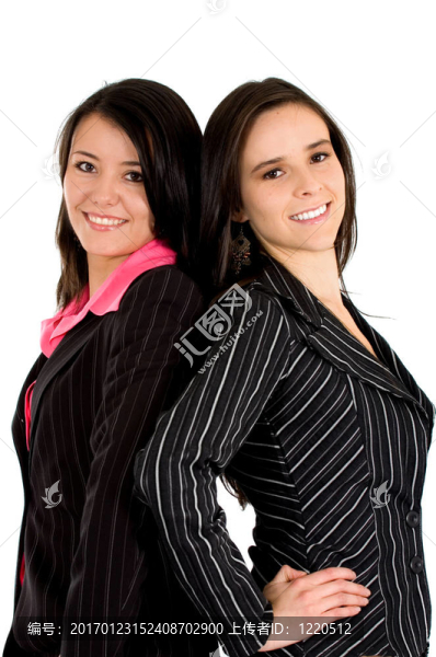 年輕漂亮的女性商業(yè)伙伴