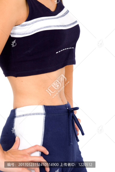 健身女性軀干