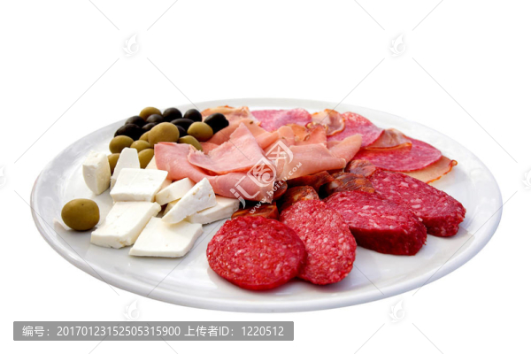 各種肉類奶酪和橄欖