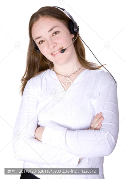 業(yè)務(wù)支持的女人