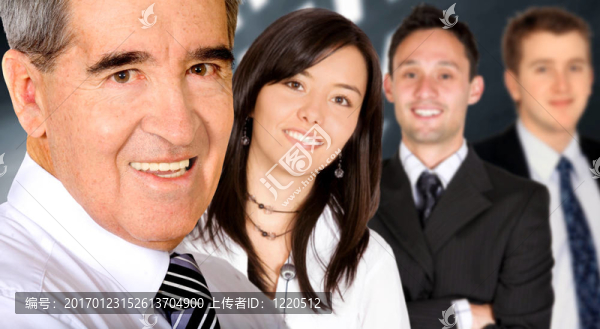 辦公室的商務團隊