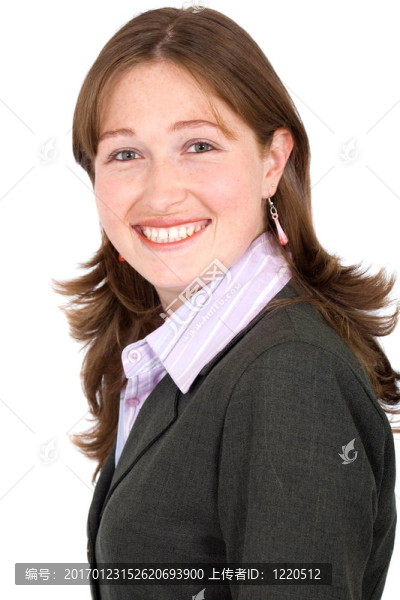 生意的女人微笑