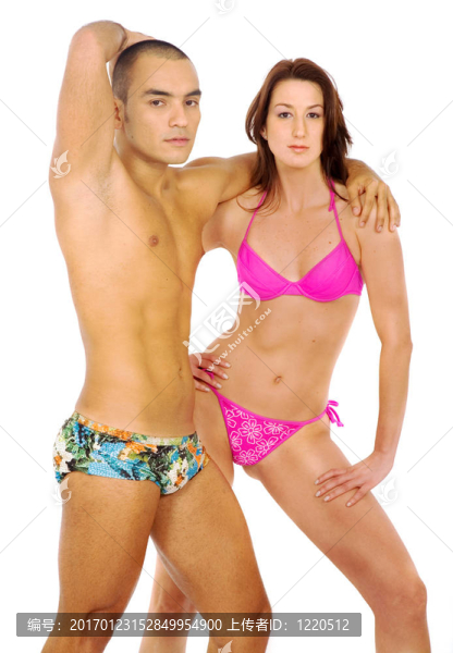 海灘上的夫婦