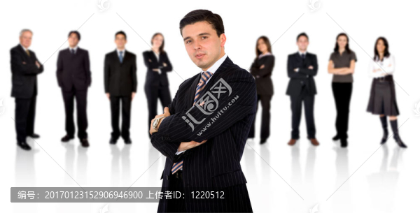 商人領導一個團隊