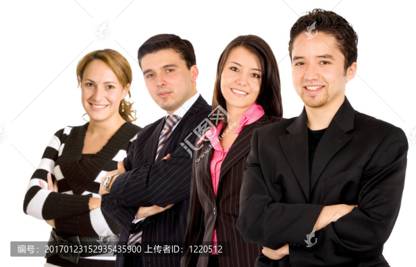 商人領(lǐng)導(dǎo)一個(gè)團(tuán)隊(duì)
