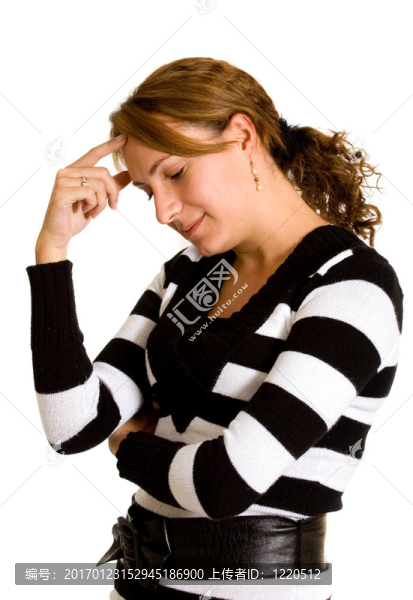 商界女性看起來(lái)很擔(dān)心