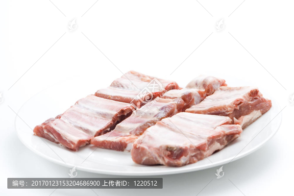 美國的新鮮牛至燒烤醬排骨