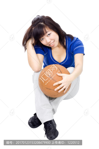 亞洲女人玩球