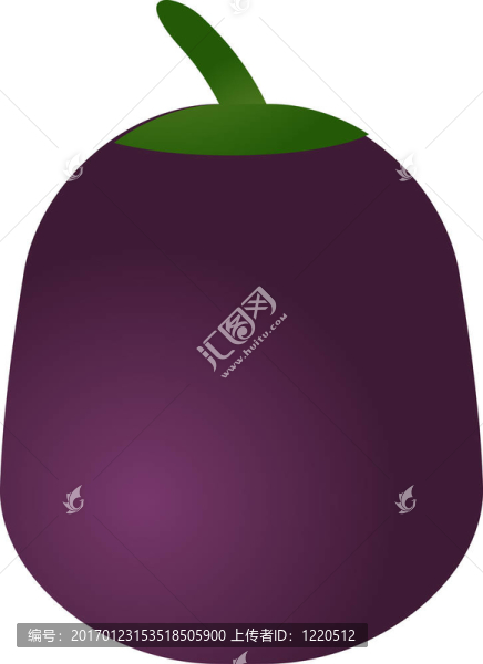 茄子蔬菜圖標