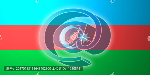 阿塞拜疆互聯(lián)網(wǎng)插畫標(biāo)志