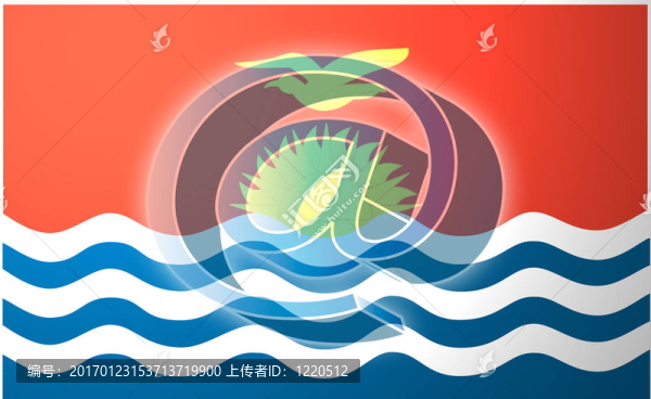 基里巴斯互聯(lián)網(wǎng)插圖旗