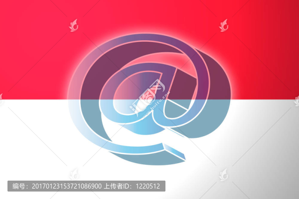 摩納哥互聯(lián)網(wǎng)插圖旗