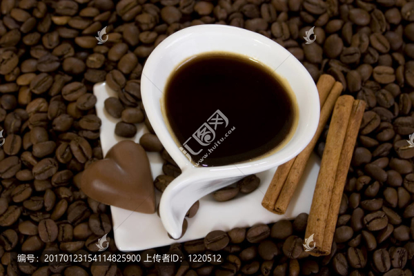 咖啡和巧克力