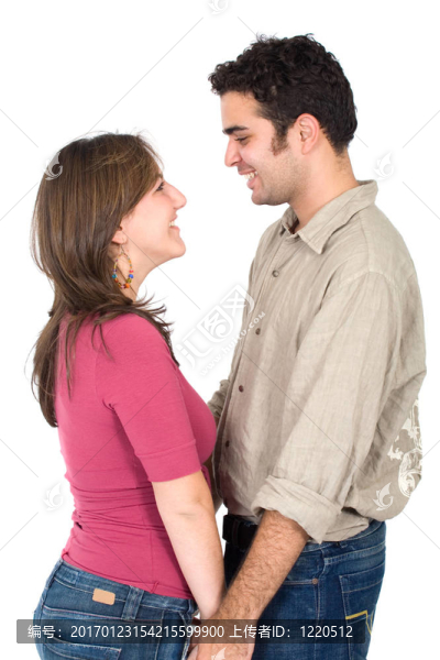 夫婦微笑