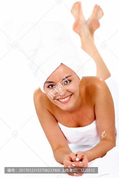 美容和水療肖像