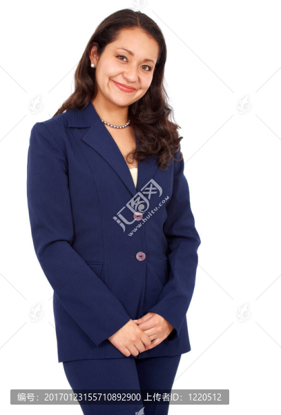生意的女人微笑