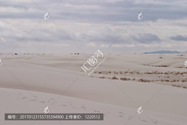 白色的沙灘