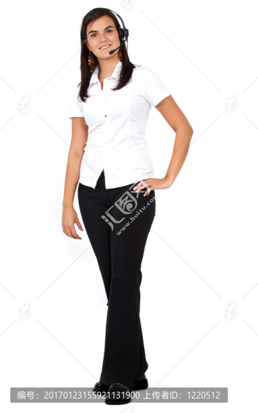 客戶服務(wù)的女人
