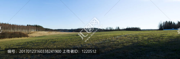 來自冰凍場的全景