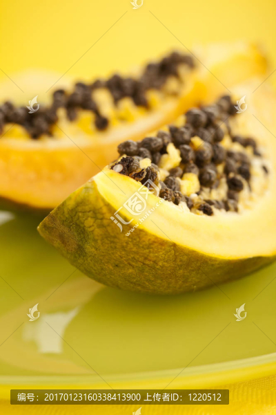 番木瓜果實部分