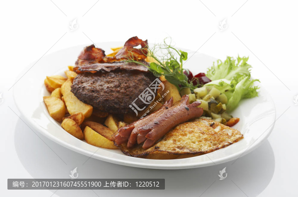 盤子上的肉