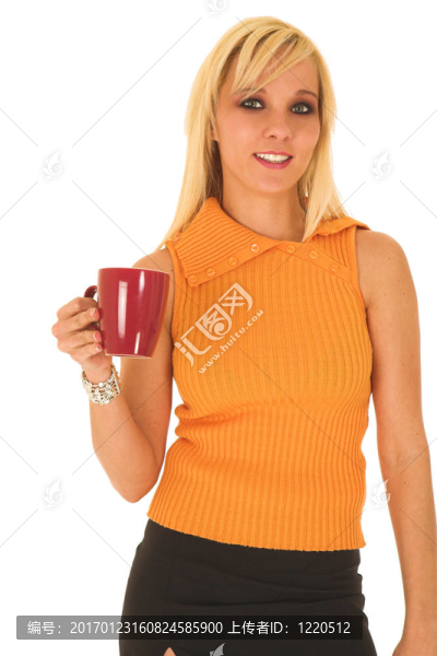 年輕性感的女商人
