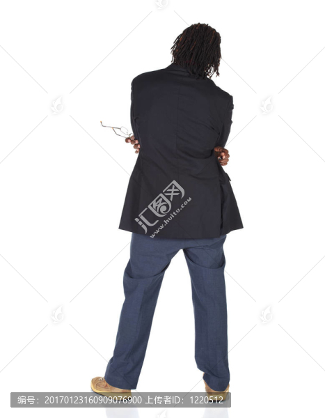 英俊的非洲商人