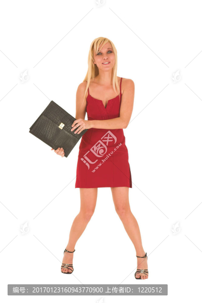 性感的金發(fā)女商人