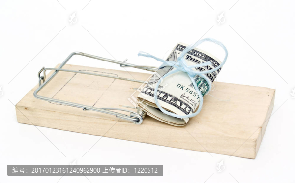 帶美元的鼠標陷阱