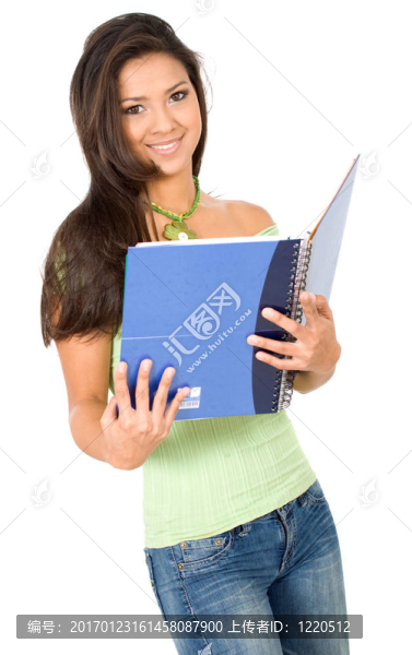 漂亮的女學生
