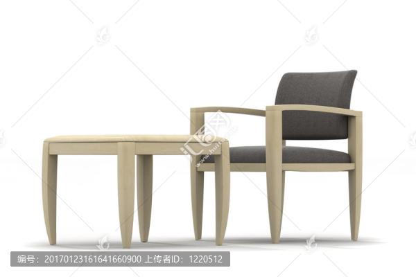 扶手椅和桌子
