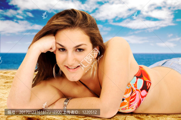 bikinig女孩肖像