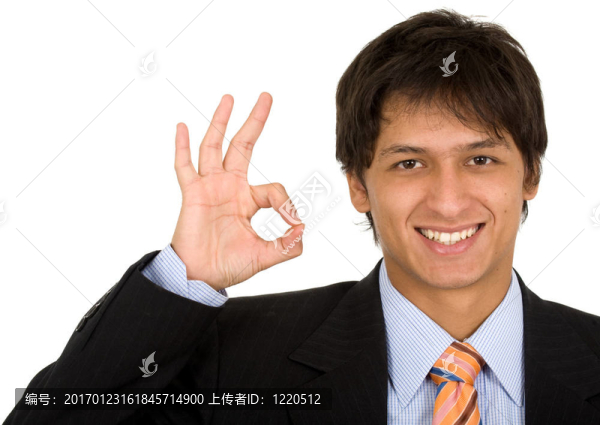 商業(yè)男人-好的標(biāo)志