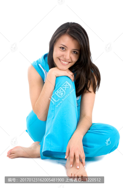 隨便的女孩肖像