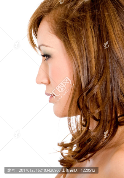 時尚美女的女人肖像