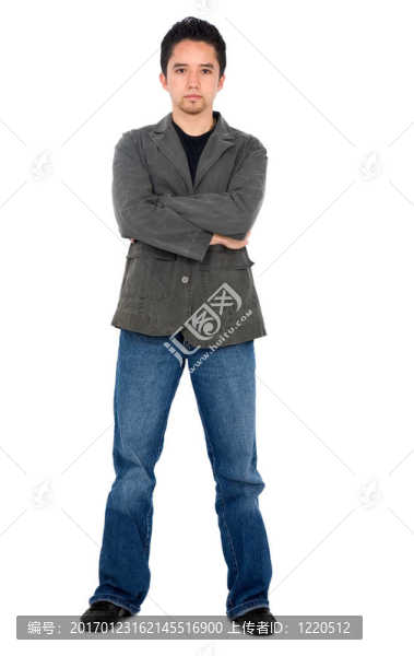 站在白色上的隨便的人