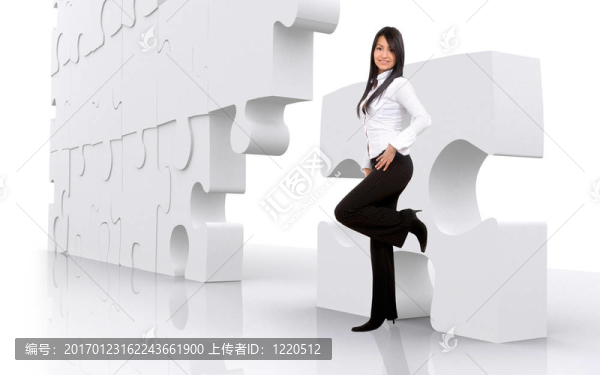 商業(yè)女孩拼圖