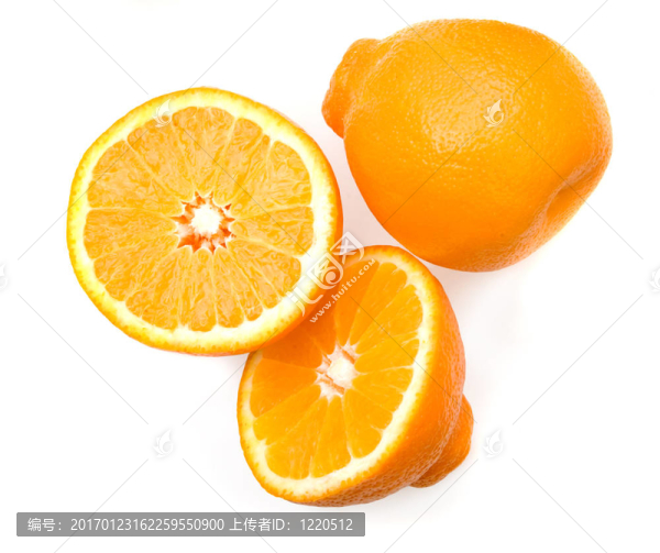 孤立的橙子