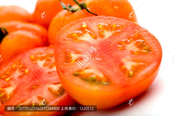 鮮紅色的西紅柿