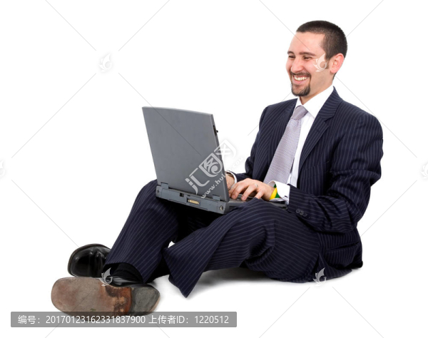 生意人的筆記本電腦-匯圖網(wǎng) www.fosd68.com 生意人的筆記本電腦