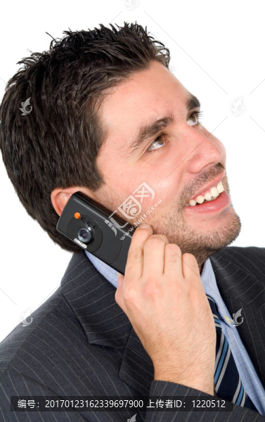 電話上的商人