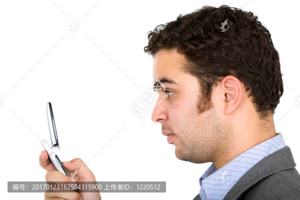 電話上的商人