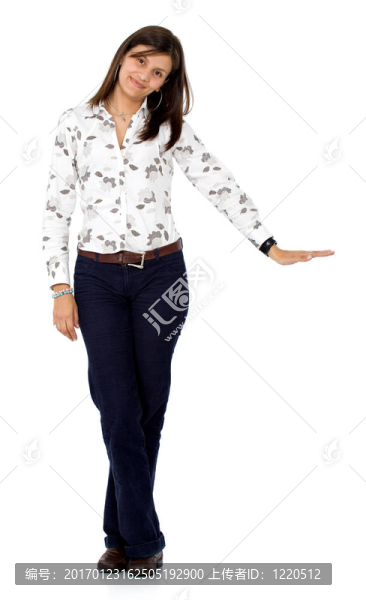 女人顯示的東西