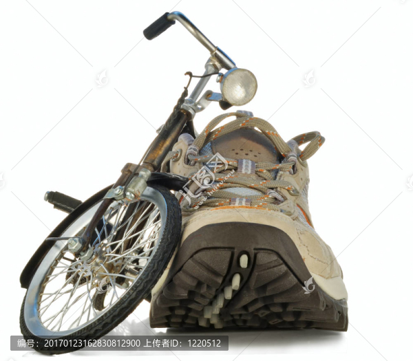 一種玩具自行車和跑步鞋