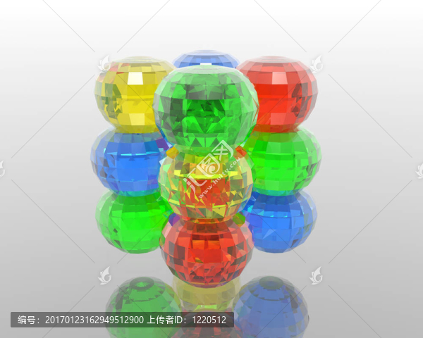 鉆石彩色玻璃球反射光回來(lái)