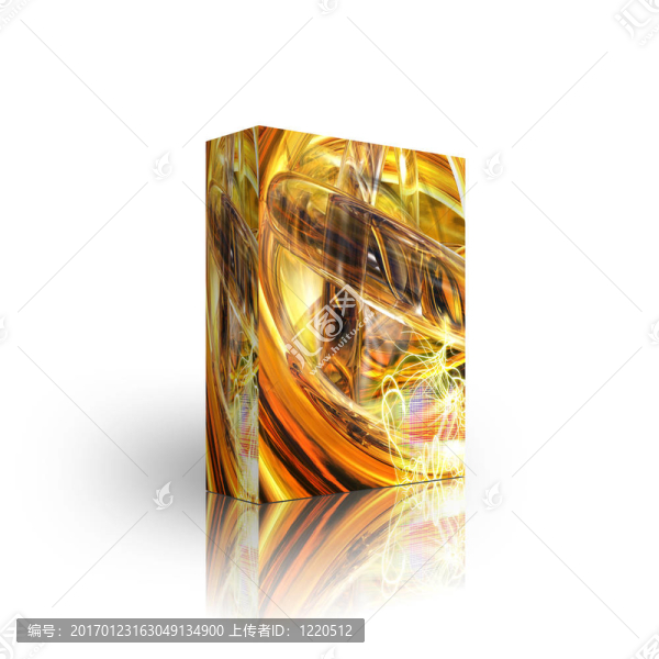 金管抽象盒模板
