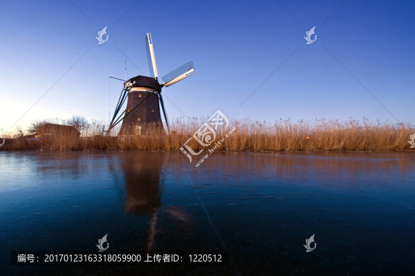 荷蘭的冬景