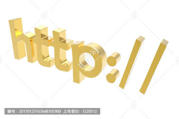3D金色文字