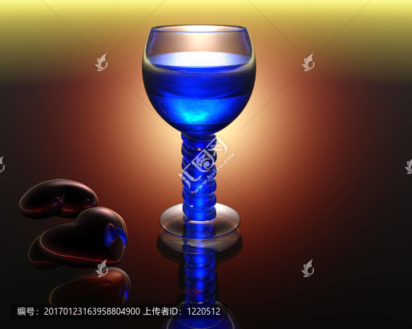 3D酒杯