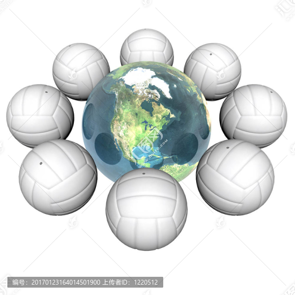 地球三維排球
